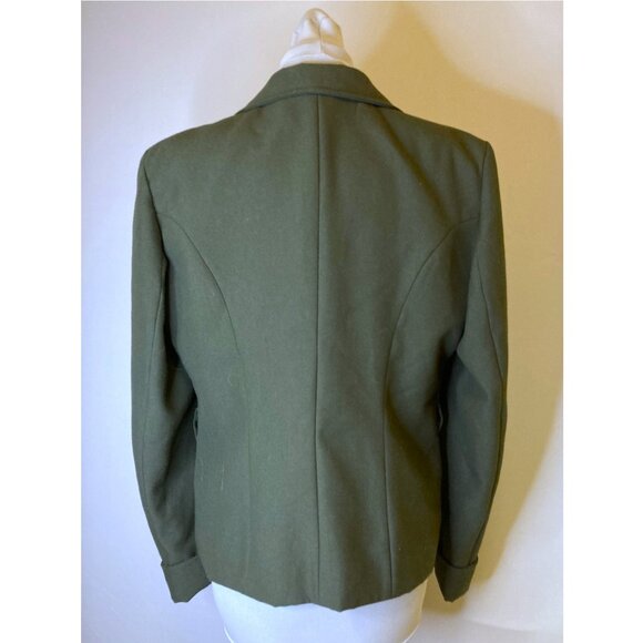 Golden Boat Sport Wear 1940s style green military inspired blazer - Picture 2 of 6